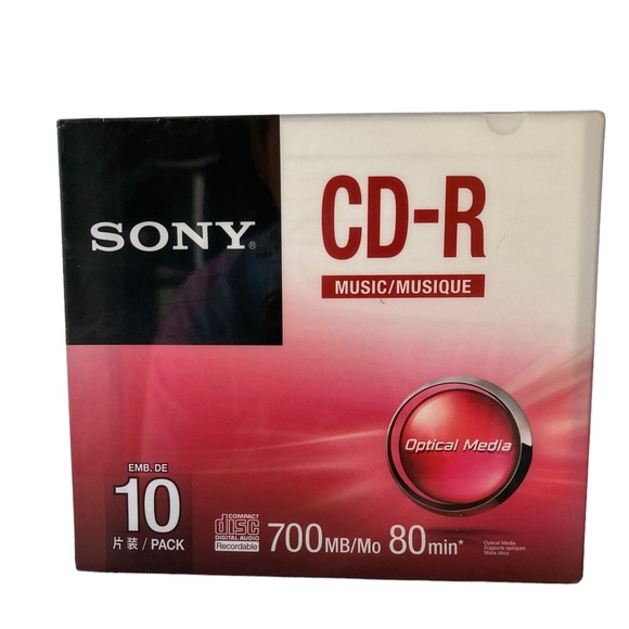 Sony Other Sony Cdr Audio 8 Min Compact Disc Recordable In Slim